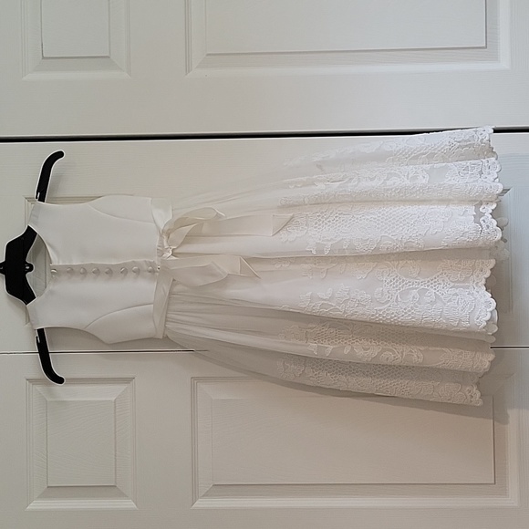 Girls Flower Girl Dress Size 5 - Picture 6 of 8